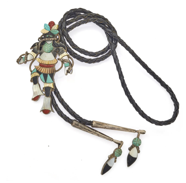 Zuni Jonathan Beyuka Bolo Tie,